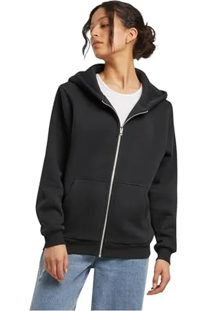 Build Your Brand Damen By290-ladies Fluffy Zip Hoody Sweatshirt, , 4XL EU