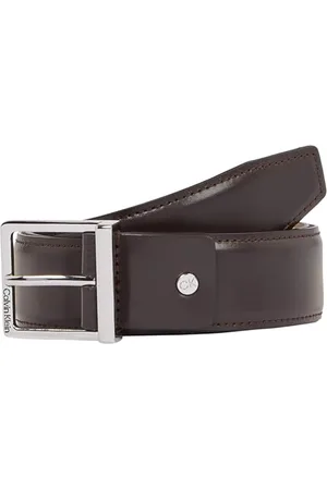 Calvin Klein Herren Gürtel Sleek Square aus Leder