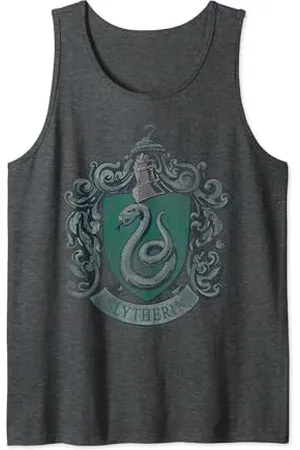 Harry Potter Distressed Slytherin Crest Tank Top