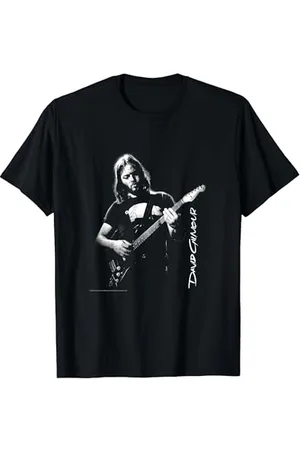 David Gilmour T-Shirt Unisex Erwachsene, Musikfans, Kurzarm, Crew-Neck, Small, Klassisch, Offiziell lizenziertes Musik Band Merchandise