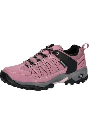 BRUTTING Unisex Mount Pinos Low Trekkingsschuhe, Rosa/Schwarz, 41 EU