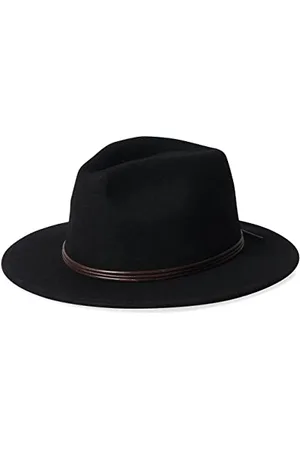 Brixton Unisex Ridge Fedora, Black, One Size