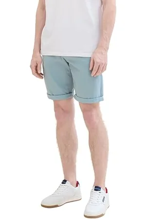 TOM TAILOR Herren Slim Chino Bermuda Shorts mit Stretch, , 32