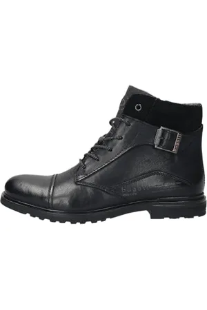 Bugatti Herren Schnürstiefel, Männer Stiefel,Boots,Winterstiefel,Winterschuhe,uebergangsstiefel,uebergangsschuhe,schwarz (1000),42 EU / 7.5 UK