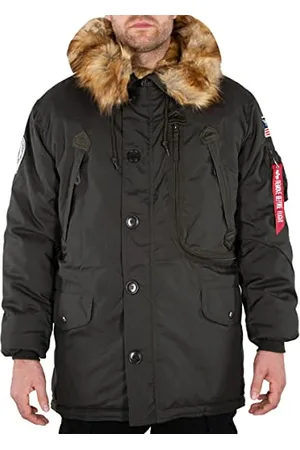 Alpha Industries Herren Polar Jacket Winterjacke, , Large