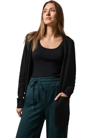 CECIL Damen B253785 Offener Cardigan, Black, XS