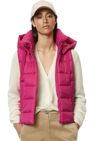 Marc O’ Polo Damen 308085172003_662_32 WOVEN OUTDOOR VESTS, vibrant pink, 32 EU