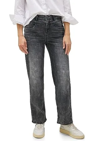Street one Damen A376791 Jeanshose Straight und High, , 34W / 30L