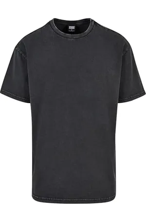 Urban classics Herren TB6221-Heavy Oversized Acid Wash Tee T-Shirt, Black, XL