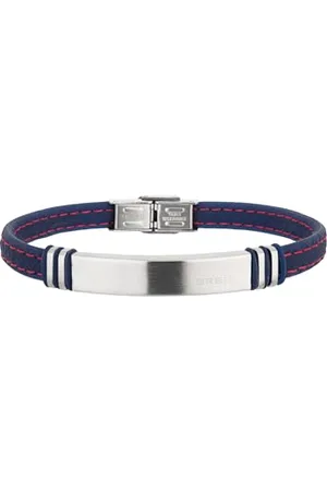 Breil Armband für Herren - Savage Collection - Edelstahl und Silikonarmband - Länge 22 cm