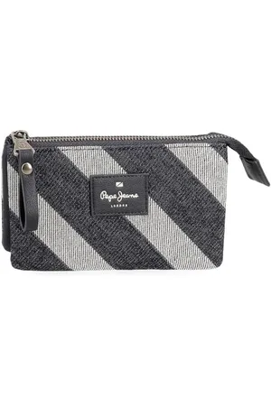 Pepe Jeans Celine Geldbörse mit DREI Fächern, , 17,5 x 9,5 x 2 cm, Polyester mit Details aus Kunstleder von Joumma Bags, , Geldbörse mit DREI Fächern