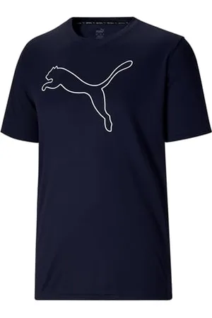 PUMA Herren Performance Cat (Available in Big & Tall) T-Shirt, Black, Klein