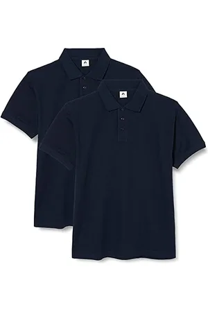 FM London (2er-Pack) Herren-Poloshirt | taillierte Polohemden aus Baumwollstretch |