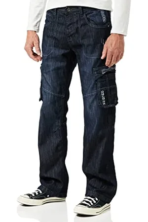 Enzo Herren Ez404 Loose Fit Jeans, , 32L