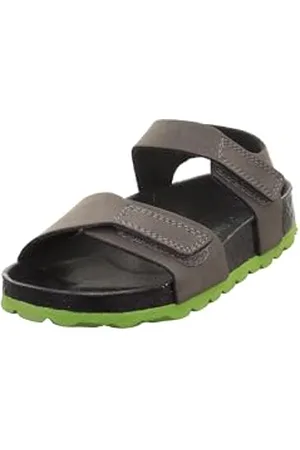 Superfit Fussbettpantoffel Hausschuh, Schwarz/Grün 0010, 25 EU