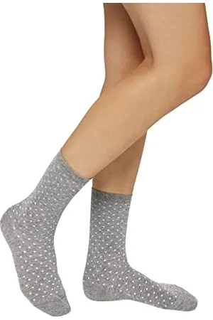 ESPRIT Damen Socken Fine Dot Multipack W So Baumwolle gemustert 2 Paar, , 35-38