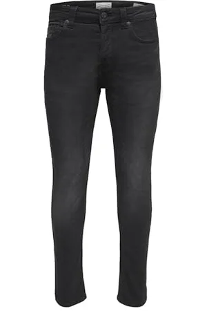 Only & Sons Herren Onsloom Slim Black Jog 7451 PIM DNM Noos, , 38W / 32L EU