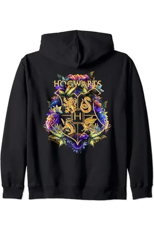 Harry Potter Hogwarts Multi-Colored Floral Crest Kapuzenjacke