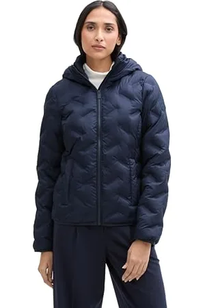 TOM TAILOR Lightweight Steppjacke mit Stehkragen, dust green, XS