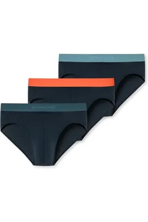 Schiesser Herren 3 Pack Slips Bio Baumwolle Multipack - 95/5 Organic, , 8