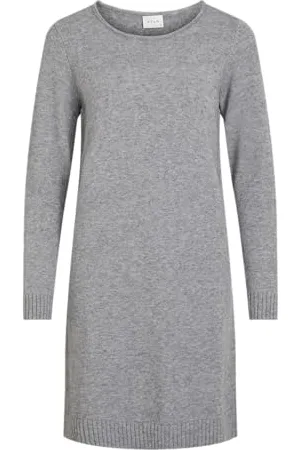 VILA Female Strickkleid Langärmeliges