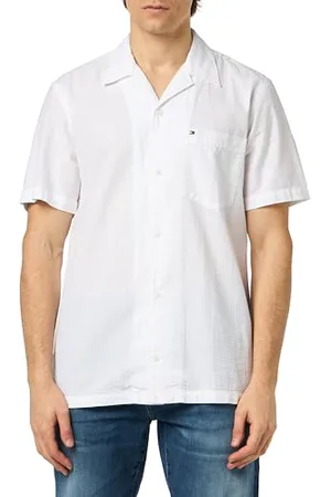Tommy Hilfiger Seersucker SOLID Shirt S/S Freizeithemden Herren, , S
