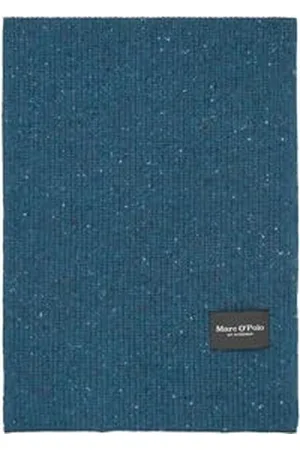Marc O’ Polo Marc OߴPolo Herren Strickschal aus Woll-Mix Winter, Blau , One Size
