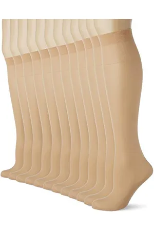 Dim Kniestrümpfe Eco Multipack Damen x12, , One Size
