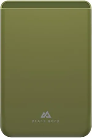 Blackrock Kartenhalter für iPhone 12/13/14/15, MagSafe kompatibel (magnetisch, dünn, slim Wallet, Kartenetui für Ausweis, Kreditkarte etc., Portemonnaie für Apple iPhone, Silikon)