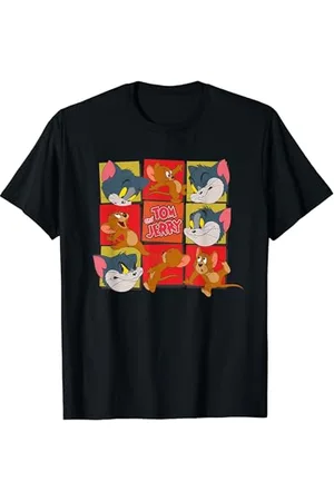 Tom And Jerry Squares T-Shirt