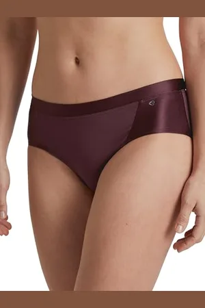 Calida Cate Panty Damen, mit Satinblenden, niedrig geschnitten