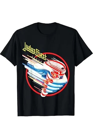 Judas Priest T-Shirt – Turbo Album – Unisex Erwachsene – – Klein – Halbarm – Klassische Passform – Einfarbig