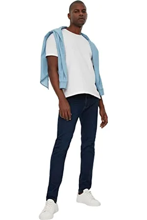Trendyol Erkek Tapared Skinny Jeans, , 32