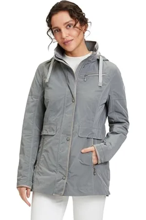 gil-bret Damen Jacke Popeline, Silber, 46