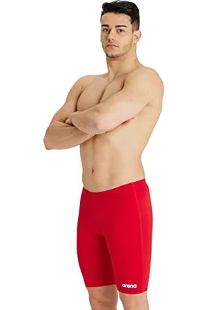 Arena Herren Solid Team Core Poly Swim Jammer Racing Badeanzug Badehose, , 34