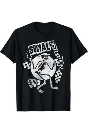 Social Distortion Offizielles White Spray Skelly T-Shirt