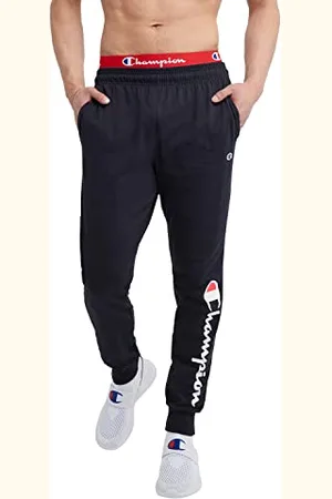 Champion Herren Joggers, Lightweight Lounge, Jersey Graphic Pants for Men, 31" Trainingshose, , Mittel