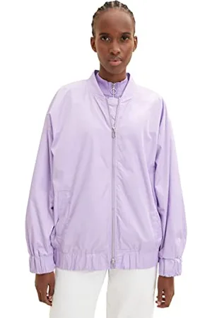 TOM TAILOR Damen 1035871 Loose Fit Bomberjacke, 31042-Lilac Vibe, L