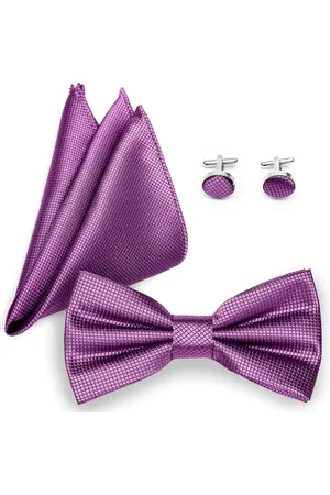Ladeheid Fliege mit Einstecktuch Set Herren inkl. Manschettenknöpfe SETBHC (12cm x 6cm, )