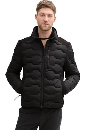 TOM TAILOR Hybrid Lightweight Steppweste, Black, XL