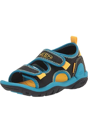 Keen Knotch Creek OT Sandale, Schwarz, lebhaftes Blau, 37 EU
