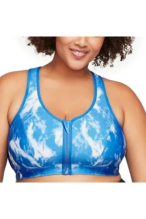 Glamorise Große Größen Plusgröße Sport-BH mit Reißverschluss vorn ohne Bügel Nr. 9266, , 100G