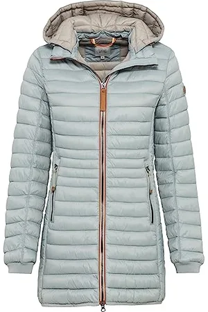 Camel Active Damen Lange Steppjacke mit Abnehmbarer Kapuze womenswear-34