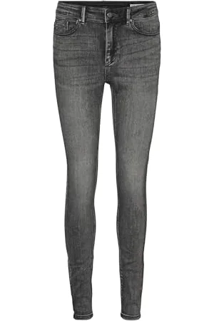 VERO MODA Female Skinny Jeans VMFLASH Mid Rise Jeans