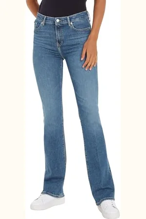 Tommy Hilfiger Damen Jeans Bootcut, Blau (Mel), 30W / 32L