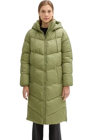 TOM TAILOR Damen Puffer Parka mit Abnehmbarer Kapuze, , XL
