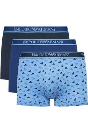 Emporio Armani Herren CORE Logoband 3-Pack Boxer-Shorts, , S (3er Pack)