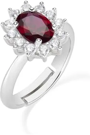 AMEN Ring (P) Lady, Anel Silver Tam. 2 (14/16), Prata 925 (3,61 GR), Lady 1,5 cm ANLDGBBR2 Marke, Einheitsgröße, Metall, Kein Edelstein