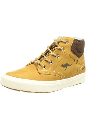 KangaROOS Unisex KAVU X Sneaker, tan/Coffee, 38 EU