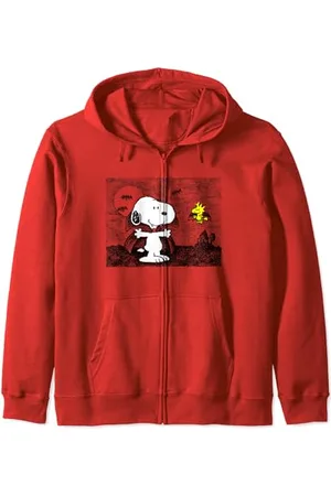 Peanuts Snoopy and Woodstock Halloween Mitternachtsflug Kapuzenjacke